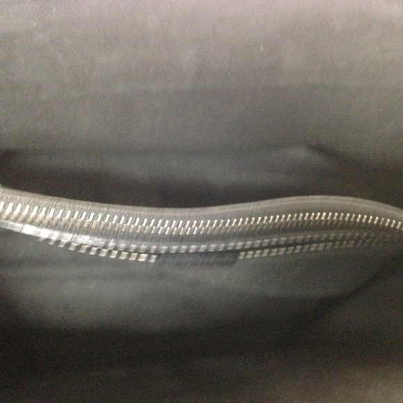 Celine,  Black and Gray Macadam Hand Bag - Picture 8 of 8